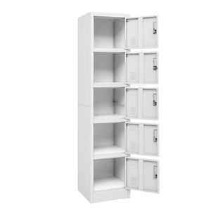 <span class=keywords><strong>Casier</strong></span> en acier à 5 portes, <span class=keywords><strong>colonne</strong></span> unique, verrouillable, de haute qualité, pour vestiaire de salle de sport, école, bureau, personnel, dortoir - Product Image 2