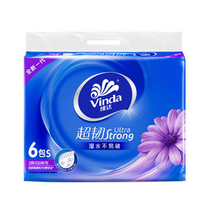 วินดา กระดาษเช็ดหน้า 3 ชั้น 130 แผ่น 6 แพ็ค ทนทานเป็นพิเศษ กันน้ำได้ - Product Image 3
