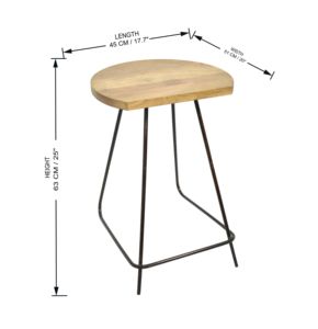Premium Quality Customized Unique <b>Top</b> Wooden Metal Stool Hot Selling Bar Furniture Home Bar Kitchen Outdoor Restaurant Usage - Product Image 5