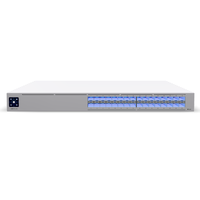 Nouveau commutateur réseau géré UBNT UniFi USW-Pro-XG-Aggregation, 32 ports, capacité de 1,6 Tbps, taux de transmission de 10/100/1000 Mbps, 1 an