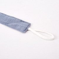 Chaîne de sucette en bois pour bébé en silicone Clip de sucette pour bébé, chaîne de sucette en bois de hêtre anti-chute