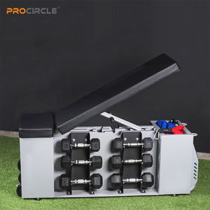 FB-WL5030 palestra Fitness con manubri panca portaoggetti per esercizi di Bodybuilding regolabile pieghevole multifunzione panca pesi - Product Image 4