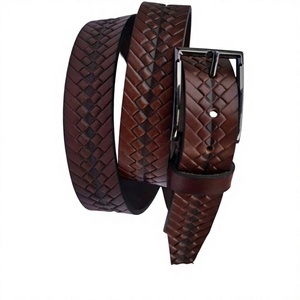 BS INTERNATIONAL Real <b>Cow</b> Leather Vintage Pin Buckle Eco-Friendly Waterproof Heavy Duty Belts 3.8cm Width 138cm Length - Product Image 2