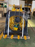 Bucket Rotary Screen MONDE untuk Mini Excavator, Bucket Penyaring Tanah dan Batu untuk Excavator Volvo