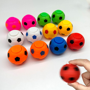 2023 Wholesale Fun 5CM Mini Sensory <b>Stress</b> Hand Spinner Fidget Finger <b>Ball</b> Soccer Football Spinner Toy for Teens Adults - Product Image 5