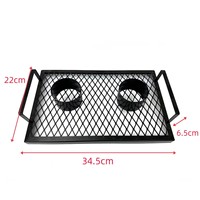 Accessoire BBQ : Support double pour poulet rôti sur canettes de bière – Support multifonction pour rôtir des bouteilles de bière