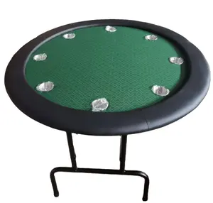Tavolo da Poker rotondo da 48 pollici, tavolo da gioco, tavolo Texas