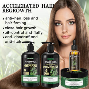 Haarpflege Anti-Schuppen Haarwuchs Bio Teebaumöl Rosmarin <span class=keywords><strong>Shampoo</strong></span> und Spülung - Product Image 2