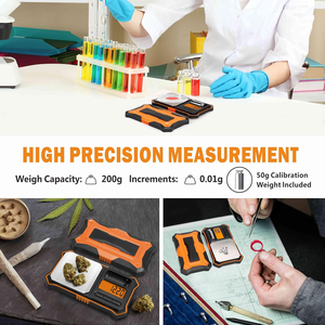 Balance numérique de précision pour bijoux 200g/0.01g avec plateau amovible, outil de mesure portable pour la maison - Product Image 6