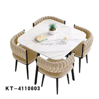 Coffee Shop Chaises Et Table Restaurant Table Basse Et Salle À Manger Ensemble 4 Chaises