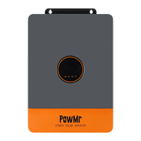 PowMr 5KW 6.5KW 12KW 10KW 48V Onduleur Solaire Tout-en-un 110V/230V/400V Système Solaire Hybride Hors Réseau/Sur Réseau à Onde Sinusoïdale Pure