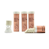 Nettoyant pour le bain Soin de la peau Tablette effervescente Comprimés naturels à base de plantes chinoises Marque privée Personnalisée Fizz Bain Nettoyant