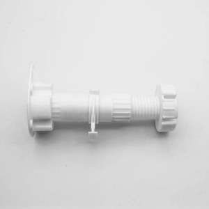 Pieds réglables en PP pour armoires de cuisine, 10 cm, blanc pur, en plastique, à clipser pour armoires, placards et meubles - Product Image 4