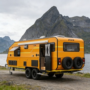 Vente chaude <span class=keywords><strong>Prix</strong></span> d'usine Petite <span class=keywords><strong>caravane</strong></span> de camping pour 2 personnes Mini pour le camping en famille Voyage - Product Image 2