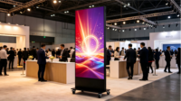 Display LED P1.25 per Interni, Schermo Pubblicitario Digitale, Totem LED Portatile e Mobile per Pubblicità