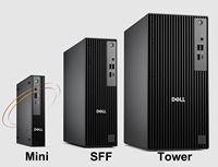 Dell Pro Micro QCM1250 AI PC (OptiPlex 7020 MFF de nouvelle génération), Ultra 5 235T (>Ultra 7 165U), Mini PC de bureau professionnel 16 Go/512 Go