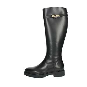 Bottines noires pour femmes, hauteur genou, style tendance 908 - Product Image 1