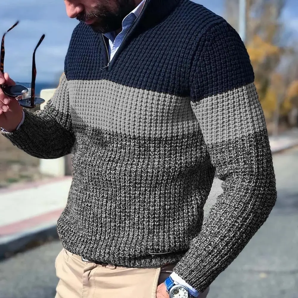 Otoño e Invierno Hombres Grueso Cardigan Grande con Cuello en v Casual de Punto 100% suéter de Cachemira