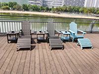 Chaise Adirondack de jardin en bois coloré au design unique, vente chaude 2022