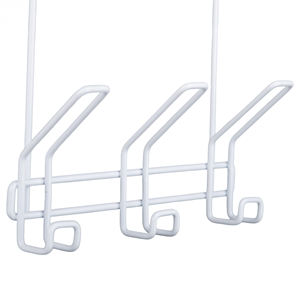 Crochet mural en fer à double fil sans perçage, design moderne, multifonctionnel pour portes et salles de bain - Product Image 5