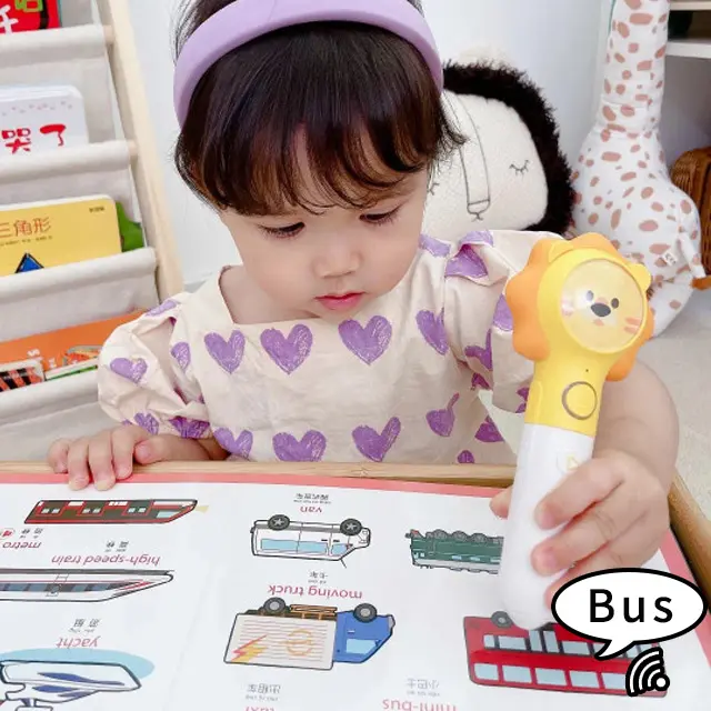 Quway-pluma de aprendizaje para lectura, juguete táctil, con sonido, libro, tarjetas de aprendizaje, máquina de aprendizaje