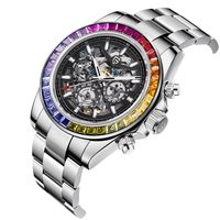 Reloj Mecánico Automático Pagani Design PD1777 para Hombre, Acero Inoxidable, Resistente al Agua 10 Bar, Cronógrafo