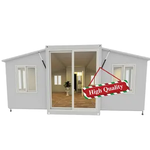 20Ft 40Ft Light Steel Faltbare Erweiterbare Fertighaus Kombinierte Container Living Fertighaus Wohnung für modulares Büro