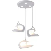 Lampe Led suspendue en forme d'oiseau d'un cygne, design moderne, luminaire décoratif d'intérieur, idéal pour un salon, une salle à manger ou un Loft, 4 unités