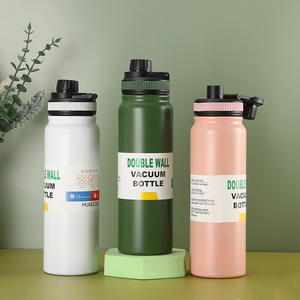 Bouteille isotherme de sport en acier inoxydable à double paroi, gobelet de voyage sous vide 800 ml avec couvercle hermétique - Product Image 5
