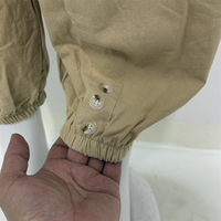 Pantalon ballon décontracté pour femme, taille haute, coupe ample, longueur cheville, avec boutons, personnalisable OEM/ODM avec logo