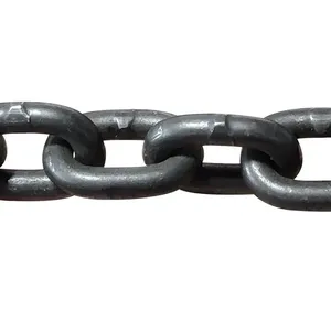 Chaîne de levage en acier G80 noire pour la fabrication de chaînes à maillons - Product Image 4