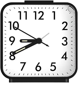 Quảng trường trang trí sáng tạo máy tính để bàn trong suốt đồng hồ báo thức cổ điển trang trí cổ thạch anh <span class=keywords><strong>Analog</strong></span> despertador reloj - Product Image 1