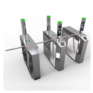 체육관용 자동 회전식 게이트, 자동화 시스템 턴스틸, 차단 게이트, 삼각형 보안 스윙 게이트 오프너, 3롤러 코인 게이트 - Product Image 6