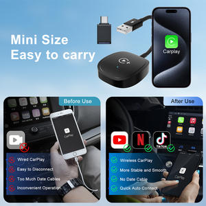 Adaptador Inalámbrico CarPlay Android Auto Dongle HDMI Car TV Mate Compatible con <span class=keywords><strong>Youtube</strong></span>/Netflix/Tiktok, Dongle CarPlay Inalámbrico de Cableado a Inalámbrico - Product Image 4