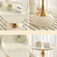 Pieds de table basse et d'appoint ronds dorés modernes pour fabricants de tables basses de petite taille
