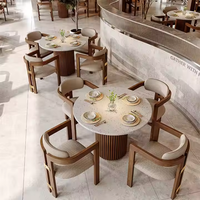 Restaurant-Sofa-Hersteller: Café-Möbel, Fast-Food-Sitzbänke, Halbkreis-Essbereich, Restaurant-Sofas mit Tisch und Stühlen