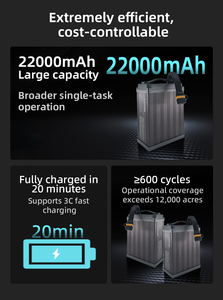 GPR POWER 22000mAh 53.2V 15C 14S1P Smart <b>Battery</b> Pack with AS150U-F Plug for <b>Drone</b> Use Agricultural <b>Drone</b> <b>Battery</b> Smart <b>Battery</b> - Product Image 2