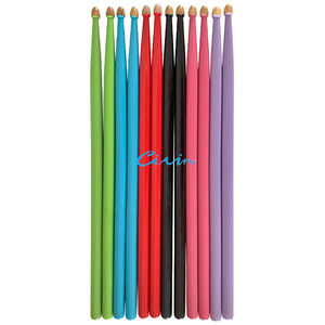 Oem ODM tùy chỉnh đầy màu sắc 5A 7A chất lượng tốt màu đỏ đen hickory trống gậy - Product Image 6