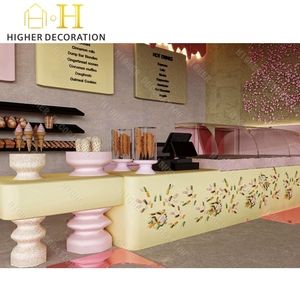 Hot Product Moderne High-End Vitrinekast Voedsel Voedsel Receptie Teller Ijs Display Teller - Product Image 2