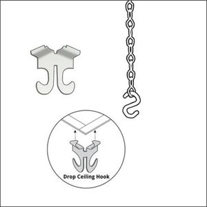 Vente en gros de barrières de protection flottantes en acrylique personnalisables pour plafond, installation facile, 2 par paquet avec quincaillerie - Product Image 3