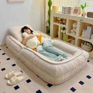EU Foldable Couch Fabric Bed Modern Unique Special Design <b>Sleeper</b> Bed for Home Hotel Living Room Furniture - Product Image 1