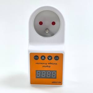Protector Automático de Voltaje y Corriente, Enchufe Francés de 220V 16A, Protección para Refrigerador, Autoprueba - Product Image 3