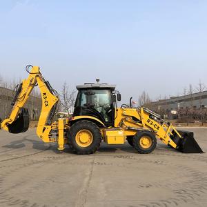 बैकहोए खुदाई लोडर ट्रैक्टर नई रेट्रो खुदाई आडोरा जेसीबी मिनी 4x4x4 व्हील बैकहोए लोडर 1.5m बकेट के साथ - Product Image 6