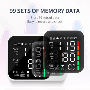 Monitor de Presión Arterial Eléctrico de Brazo, Monitor de Presión Arterial Automático Digital, Esfigmomanómetro con Función de Guía por Voz - Product Image 3