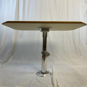 Plateau de table rectangulaire en teck pour yacht, camping-car, accessoires marins, commerce transfrontalier - 480 mm x 770 mm, bords lisses et droits - Product Image 1