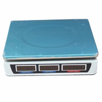 Báscula Electrónica de 40 kg/2 g 30 kg/1 g, Balanza Digital con Cálculo de Precios para Uso Comercial