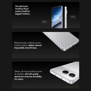 สมาร์ทโฟน <span class=keywords><strong>OnePlus</strong></span> <span class=keywords><strong>Nord</strong></span> 4 5G 6.74นิ้วแอนดรอยด์14 Qual Snap 7 plus Gen 3 NFC 5G 16GB + 512GB OCTA core 100W เวอร์ชั่นสากล LTE - Product Image 3