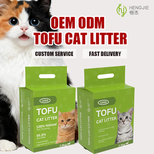 Litière pour chat biodégradable, écologique, à base de <span class=keywords><strong>tofu</strong></span>, hautement absorbante, naturelle, à dissolution rapide - Product Image 2
