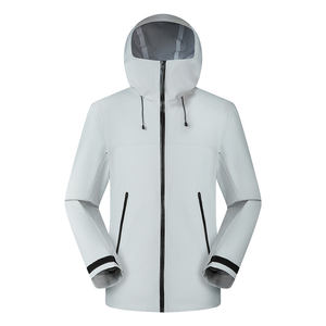 Veste coupe-vent softshell pour homme de haute qualité, imperméable, respirante, avec capuche intégrale, pour la randonnée en plein air, veste en hardshell pour l'automne - Product Image 5