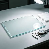 Plaque de verre à haute planéité anti-effet Newton, élimine les motifs d'interférences optiques pour la numérisation de films